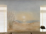 Muurschildering met acrylverf en muurverf