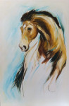 Olieverf op canvasdoek