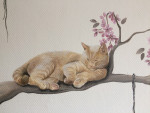 Muurschildering met acrylverf