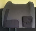 Barebackpad Support donkergrijs met tasje